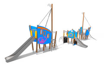 8069 Flipper houten speelboot