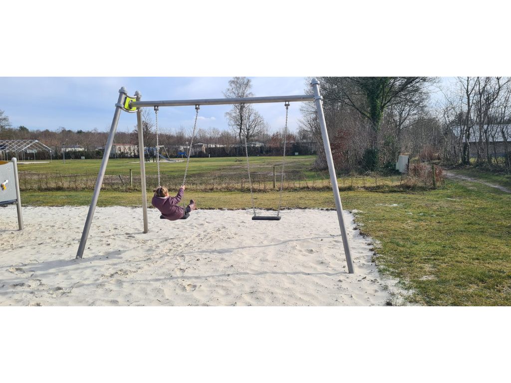 Dubbele schommel RVS