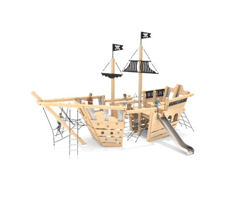 Robinia piratenboot tweemaster
