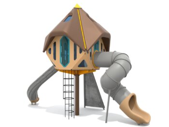 metalen speeltoestel Obelix