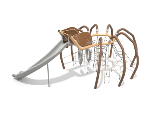 Metalen speeltoestel giant spider