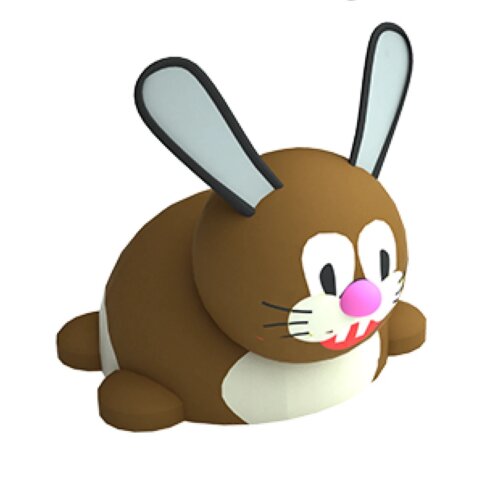 Playtop 3D animal mini Konijn