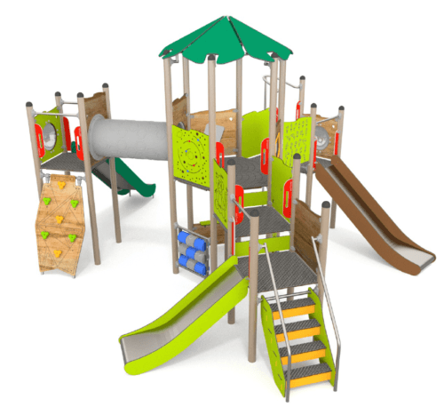 Metalen speeltoestel Portland