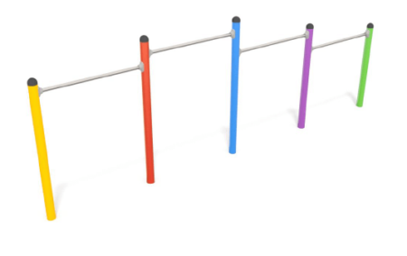 Regenboogduikelrek 4-delig