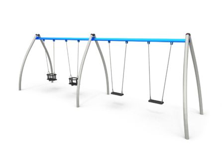 Combinatieschommel Style met veiligheidszittingen