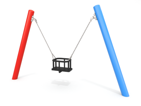 Metalen babyschommel