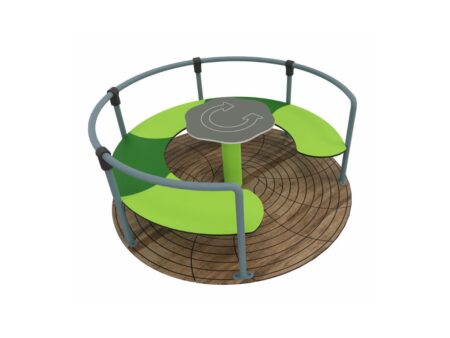 Draaimolen groen hout