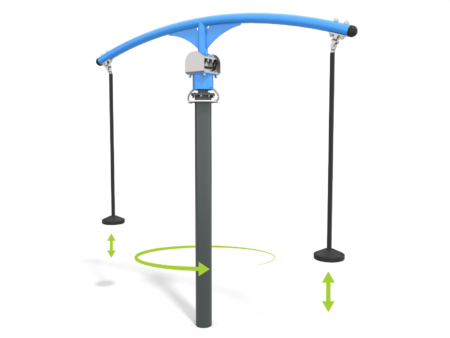 Dubbele draaischommel Bounce