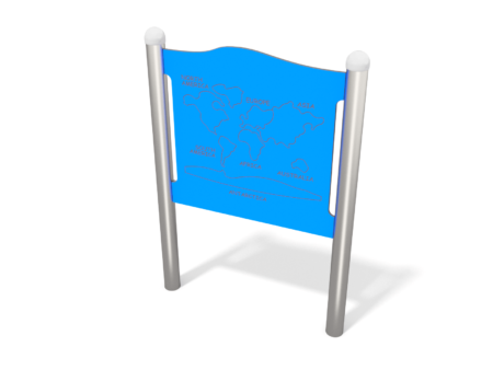 Spelpaneel landkaart