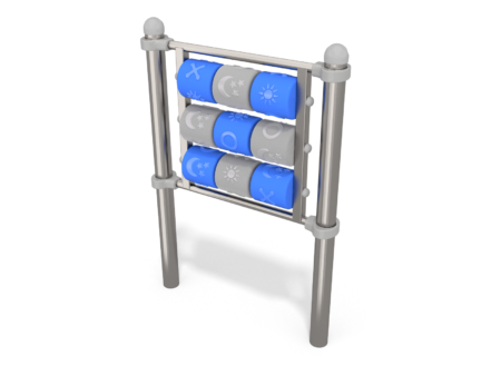 Spelpaneel RVS boter, kaas en eieren
