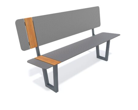 Zitbank met rugleuning