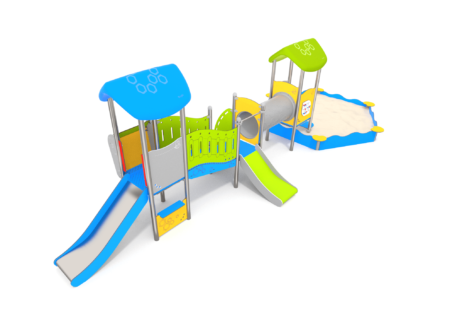 Salu RVS speeltoestel