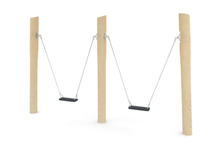 Robinia dubbele kleuterschommel