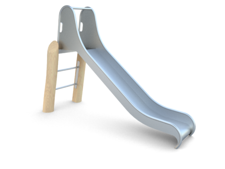 Robinia vrijstaande glijbaan 120 cm