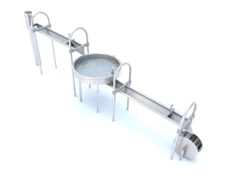 RVS waterspeeltoestel Edith