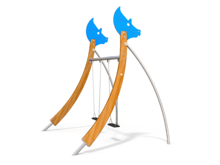 Dubbele schommel Dino