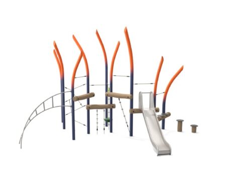 9403 Olympe blauw oranje