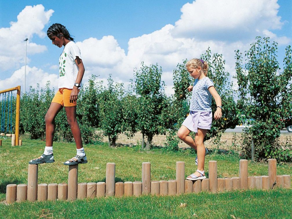 Asterix houten evenwichtspaaltjes Asterix houten evenwichtspaaltjes