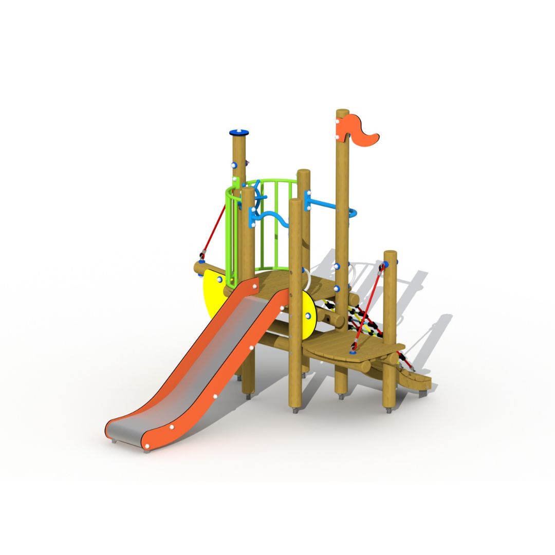 De kleine zeemeermin houten speeltoestel