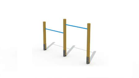 Houten duikelrek 2-delig