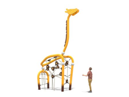 Metalen speeltoestel Giraffe