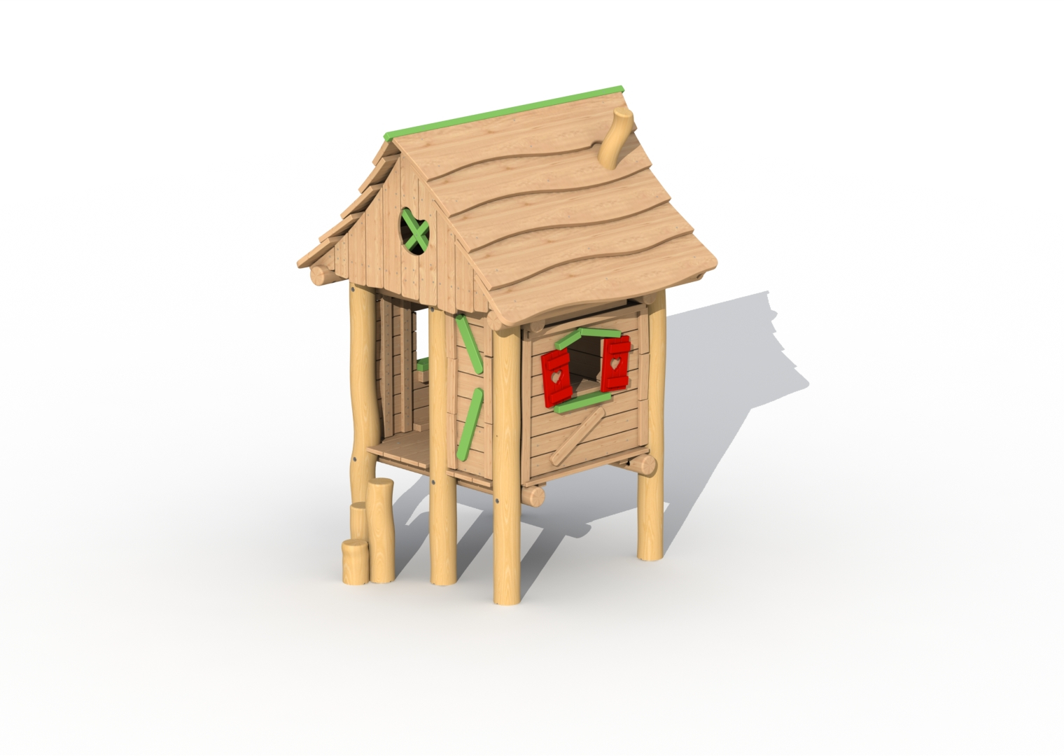 Robinia Houthakkershutje met stappaaltjes