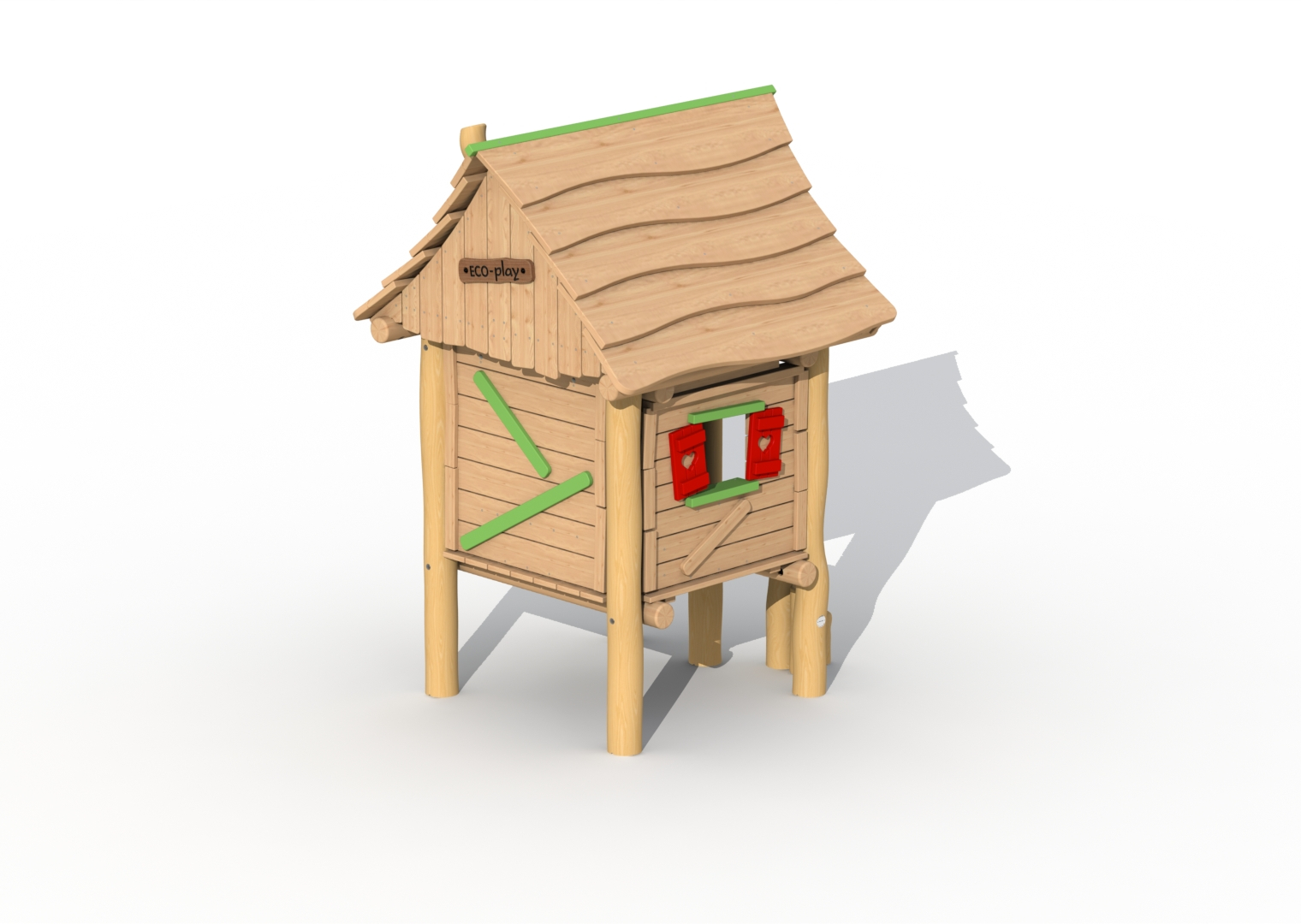 Robinia Houthakkershutje met stappaaltjes