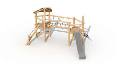 Robinia Keverbrugje met glijbaan