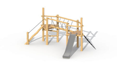 Keverbrugje met Inox glijbaan