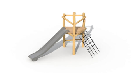 Speeltoren met Inox glijbaan