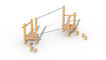 Behendigheidsparcours touwen