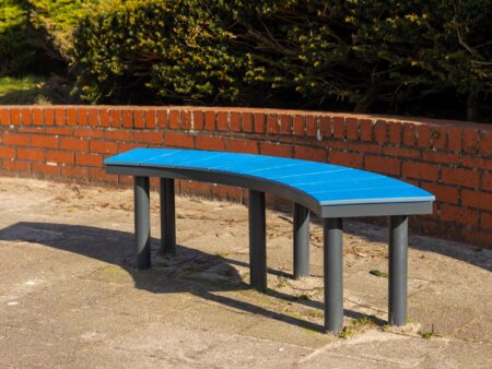 Regenboogbank gebogen (2)