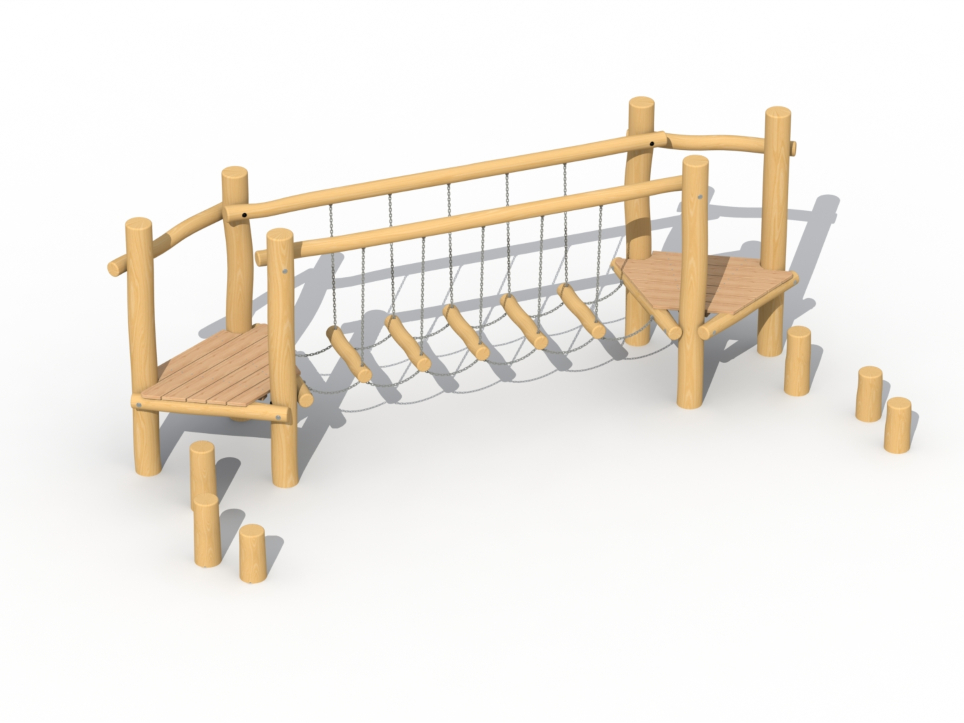 Robinia behendigheidstoestel wiebelbrug (1)