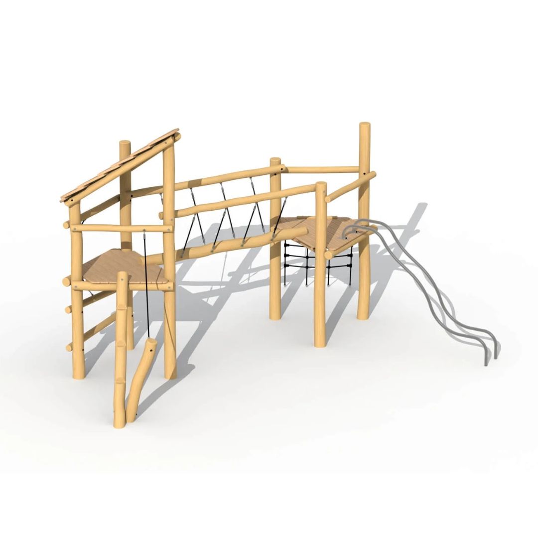 Robinia keverbrugje met glijbuizen (2)