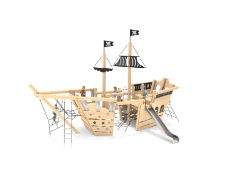 Robinia Piratenboot Tweemaster