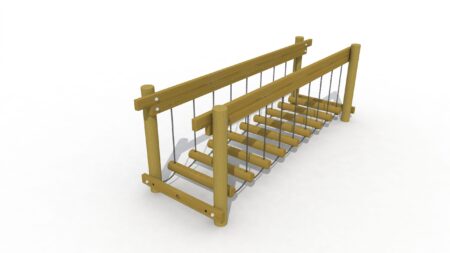 Waggelpad houten balanceertoestel