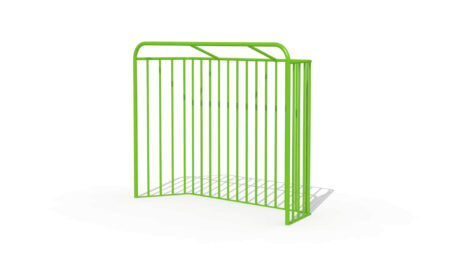 Metalen voetbaldoel groot