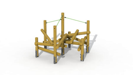 Mikado houten klimtoestel