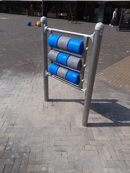 Spelpaneel RVS boter, kaas en eieren