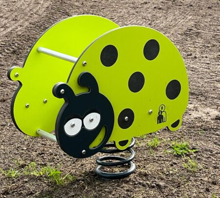 Veerfiguur lieveheersbeestje Veerfiguur lieveheersbeestje