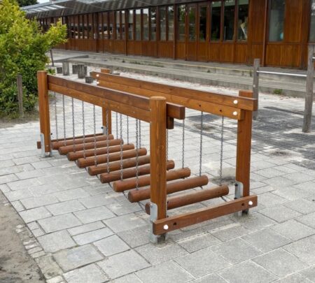 Waggelpad houten balanceertoestel Waggelpad houten balanceertoestel
