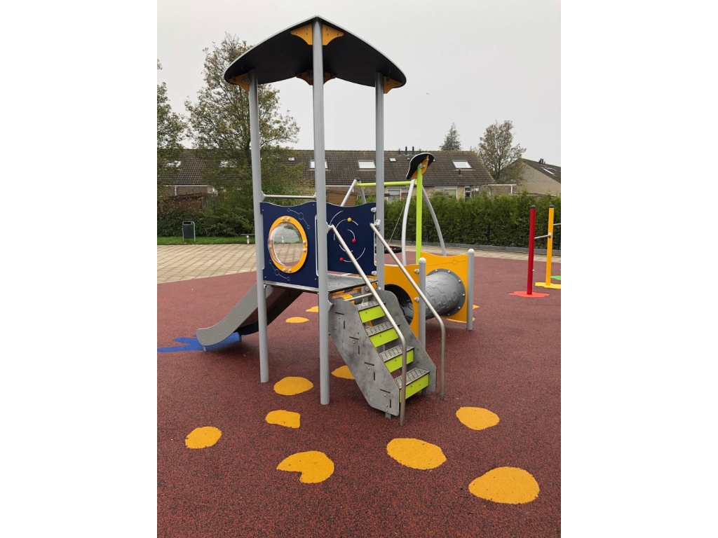 Westminder RVS speeltoestel (2) Westminder RVS speeltoestel (2)