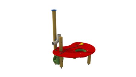 Rondhouten zandtafel