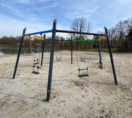 Zeshoekschommel Metaal-1