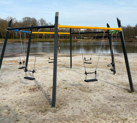 Zeshoekschommel Metaal-3