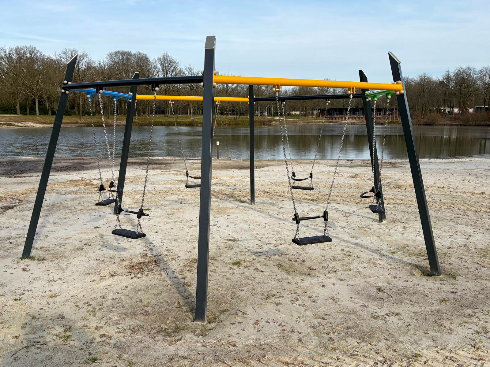 Zeshoekschommel Metaal-3