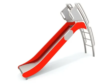 Glijbaan Lupine met RVS trap