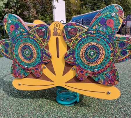 veerfiguur bloem graphic