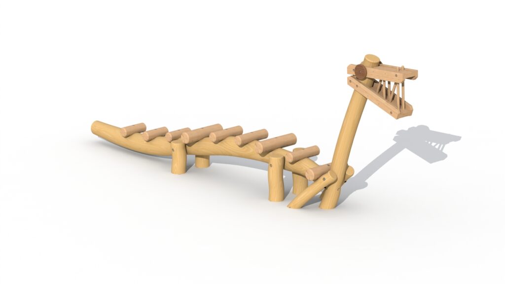 RO340 Robinia balanceertoestel Draak