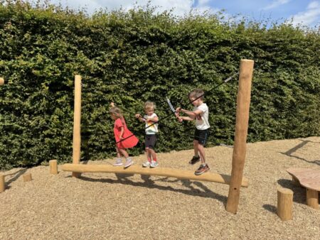 Robinia balanceertoestel Neushoorn